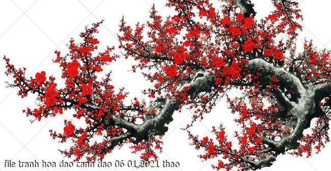 file tranh hoa dao canh dao 06 01 2021 thao